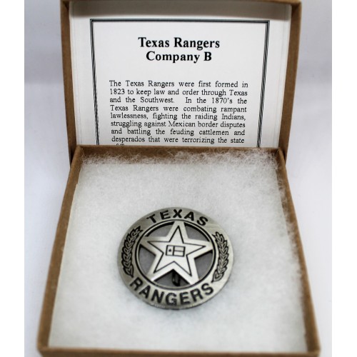 Texas Rangers Company B Badge